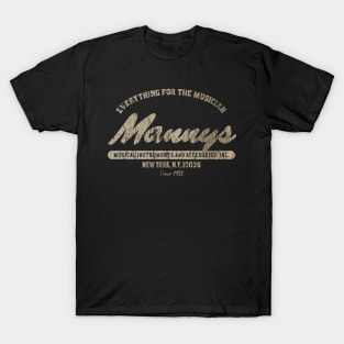 Manny's music vintage style T-Shirt